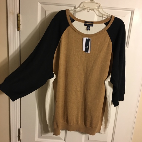 Lands' End Tops - NWT Land’s End Color Block Sweater